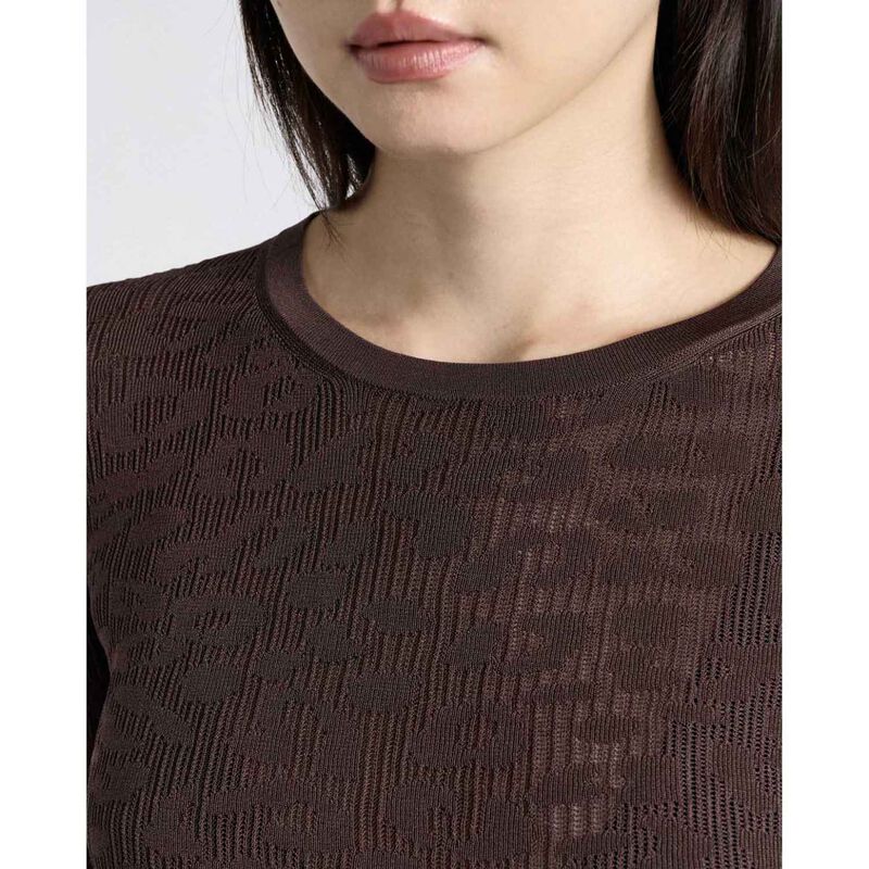 Cue Lace Knit Long Sleeve Tee image number 2